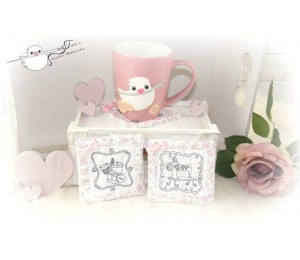 Stickserie ITH Sewing Blocks Mug Rugs oder Nadelkissen